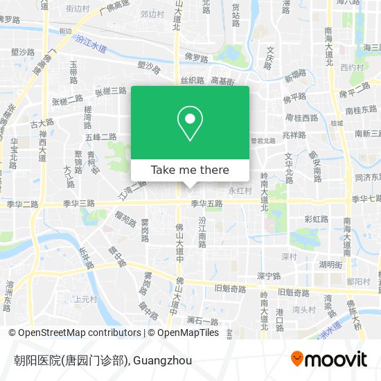朝阳医院(唐园门诊部) map