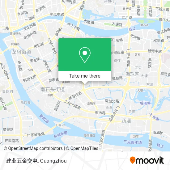 建业五金交电 map