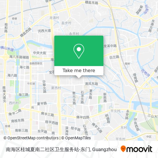 南海区桂城夏南二社区卫生服务站-东门 map