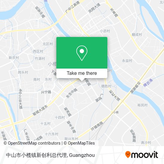 中山市小榄镇新创利总代理 map