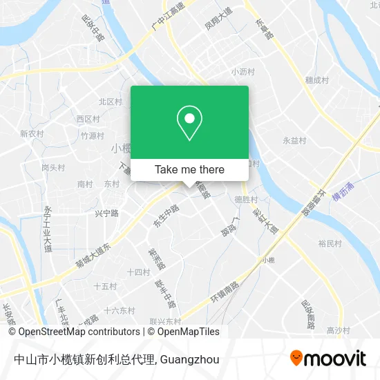 中山市小榄镇新创利总代理 map