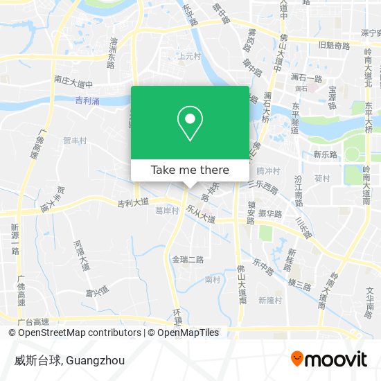 威斯台球 map