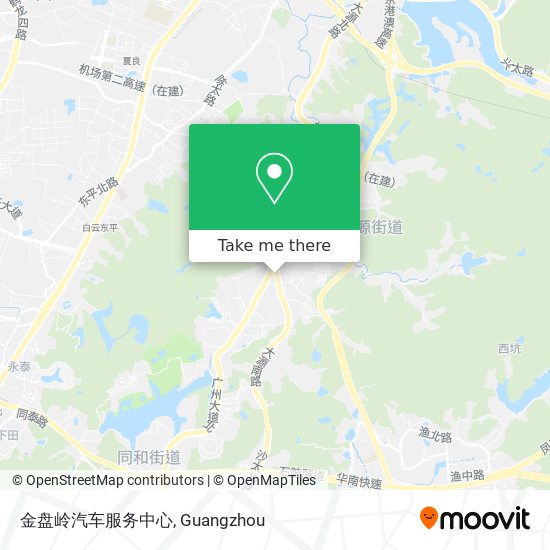 金盘岭汽车服务中心 map