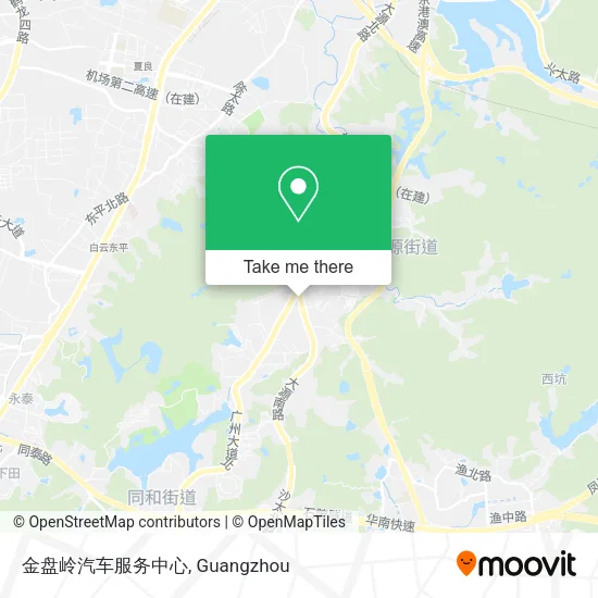 金盘岭汽车服务中心 map