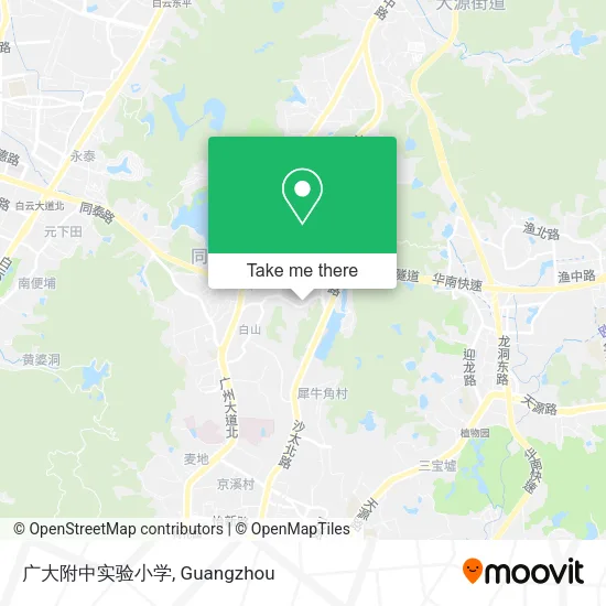 广大附中实验小学 map