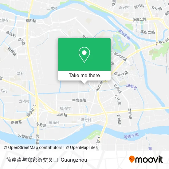 简岸路与郑家街交叉口 map