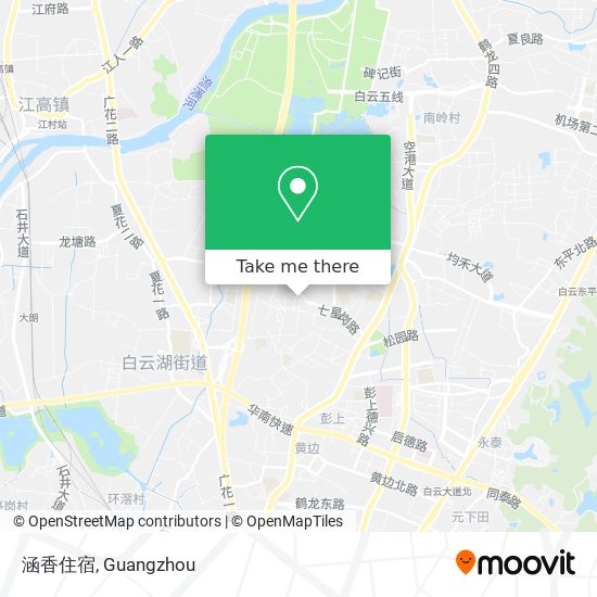 涵香住宿 map
