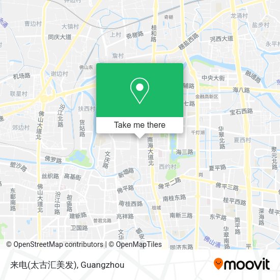 来电(太古汇美发) map