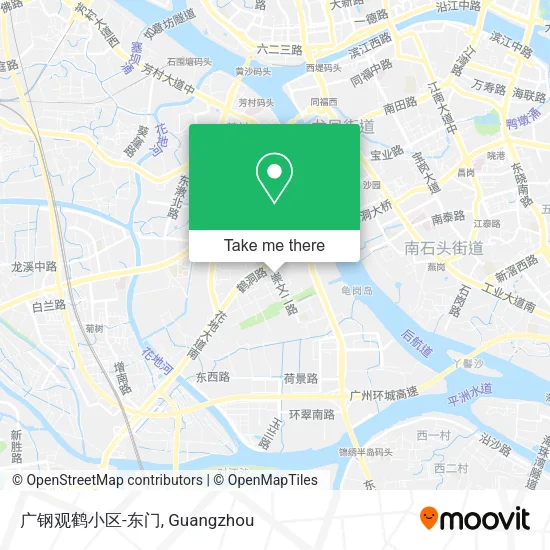 广钢观鹤小区-东门 map