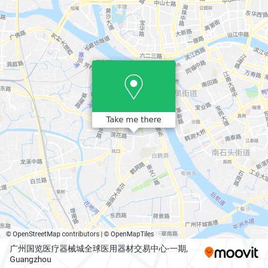 广州国览医疗器械城全球医用器材交易中心-一期 map