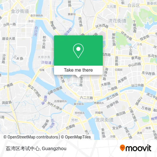 荔湾区考试中心 map