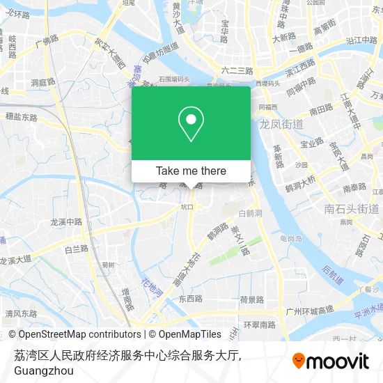 荔湾区人民政府经济服务中心综合服务大厅 map