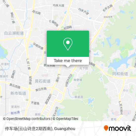 停车场(云山诗意2期西南) map