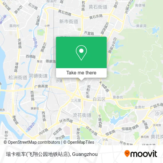 瑞卡租车(飞翔公园地铁站店) map