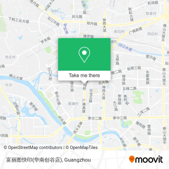 富丽图快印(华南创谷店) map