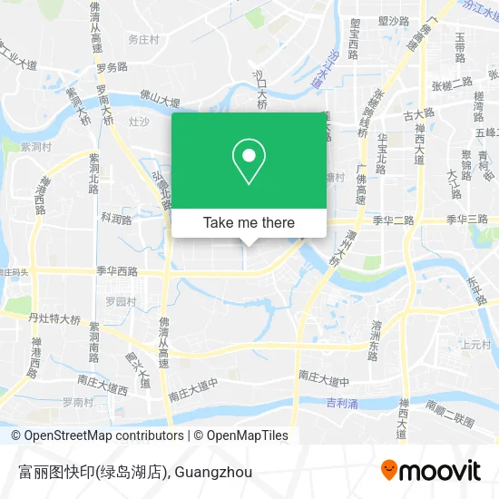 富丽图快印(绿岛湖店) map