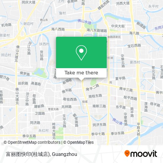 富丽图快印(桂城店) map