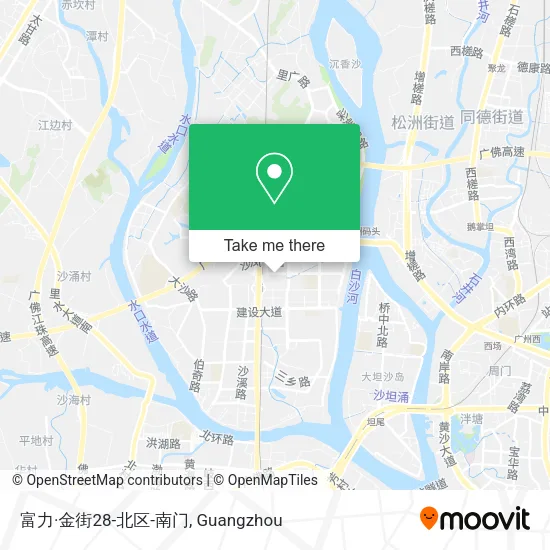富力·金街28-北区-南门 map
