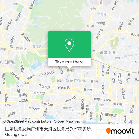 国家税务总局广州市天河区税务局兴华税务所 map