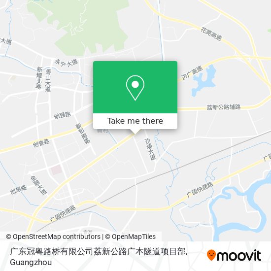 广东冠粤路桥有限公司荔新公路广本隧道项目部 map