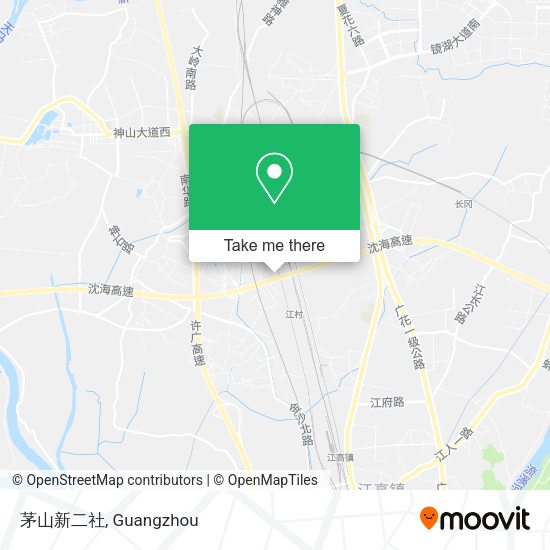茅山新二社 map