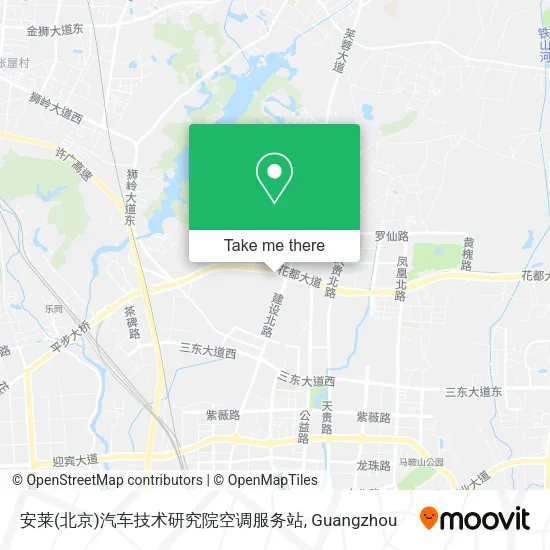 安莱(北京)汽车技术研究院空调服务站 map
