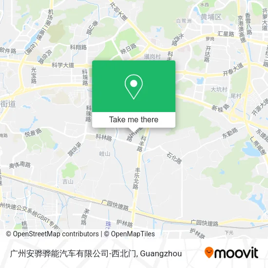 广州安骅骅能汽车有限公司-西北门 map
