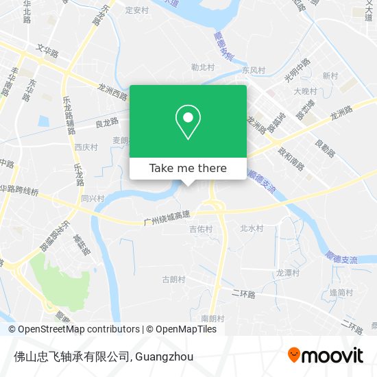 佛山忠飞轴承有限公司 map