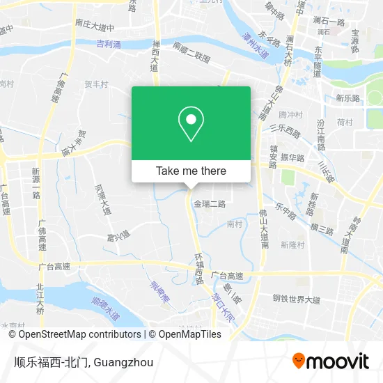 顺乐福西-北门 map
