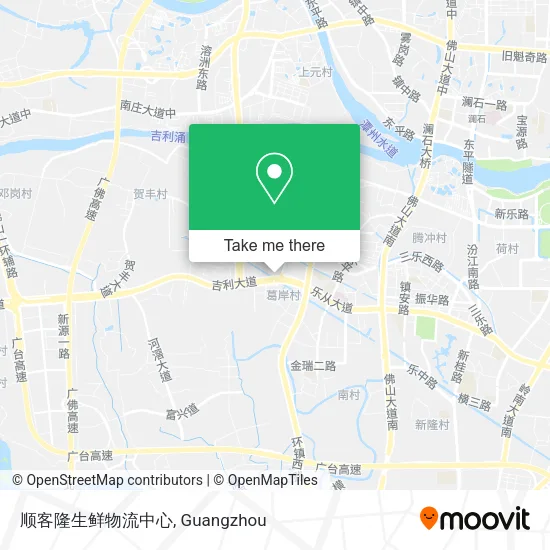 顺客隆生鲜物流中心 map
