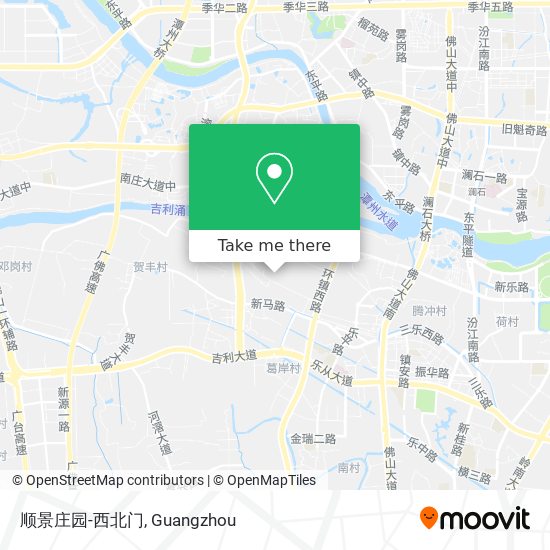 顺景庄园-西北门 map