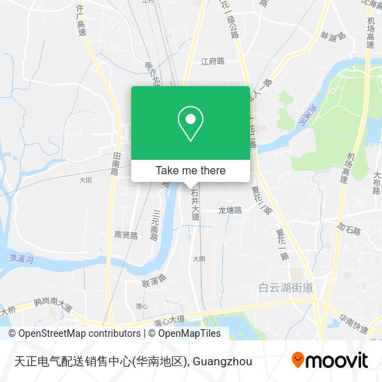 天正电气配送销售中心(华南地区) map