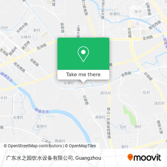 广东水之园饮水设备有限公司 map