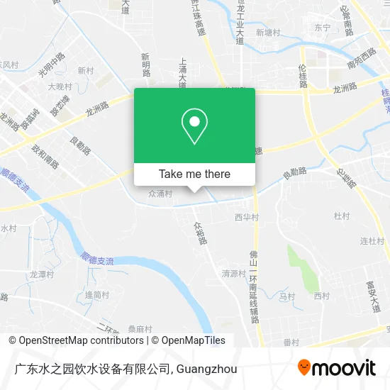 广东水之园饮水设备有限公司 map
