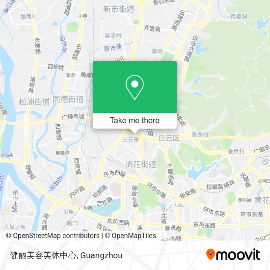 健丽美容美体中心 map