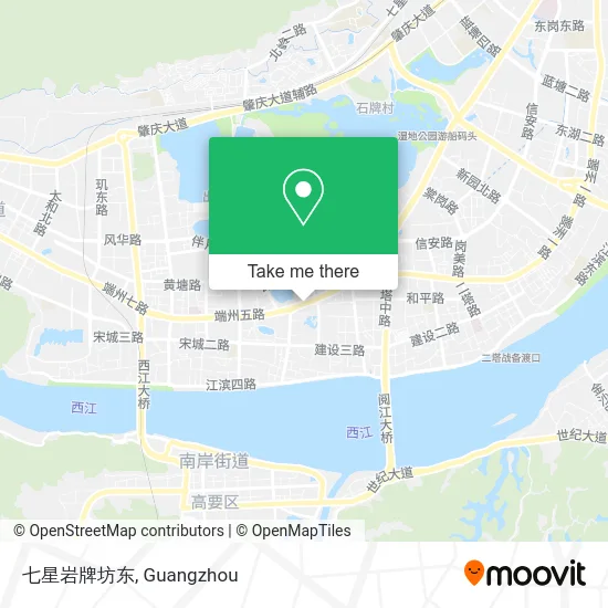 七星岩牌坊东 map