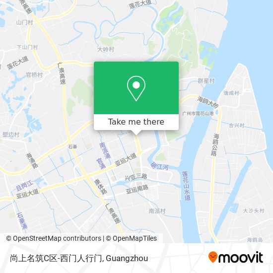 尚上名筑C区-西门人行门 map