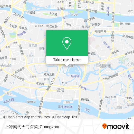 上冲南约天门卤菜 map