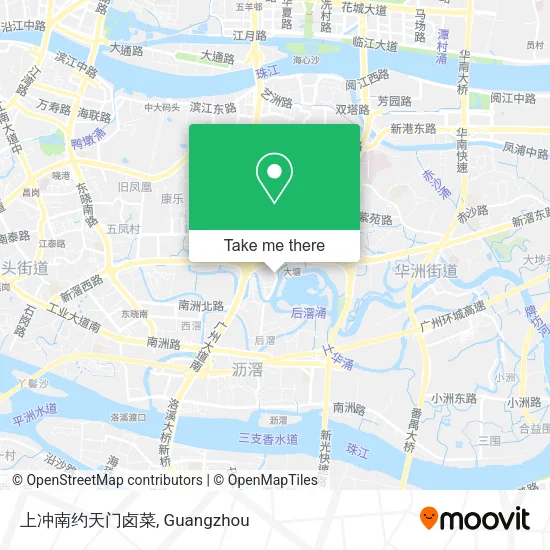 上冲南约天门卤菜 map