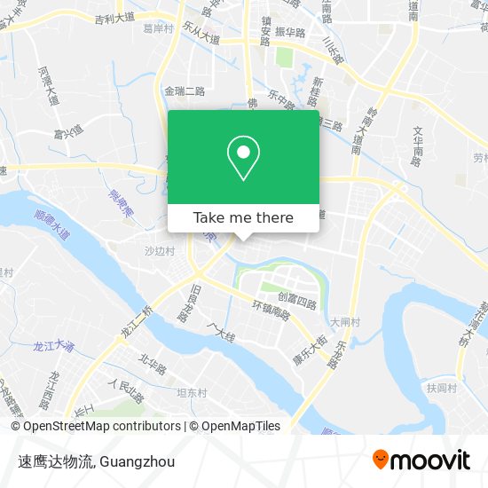 速鹰达物流 map