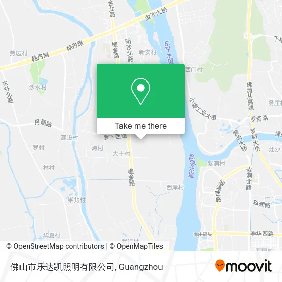 佛山市乐达凯照明有限公司 map