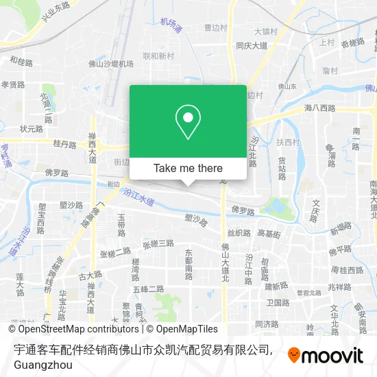 宇通客车配件经销商佛山市众凯汽配贸易有限公司 map