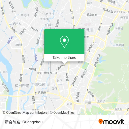新会陈皮 map