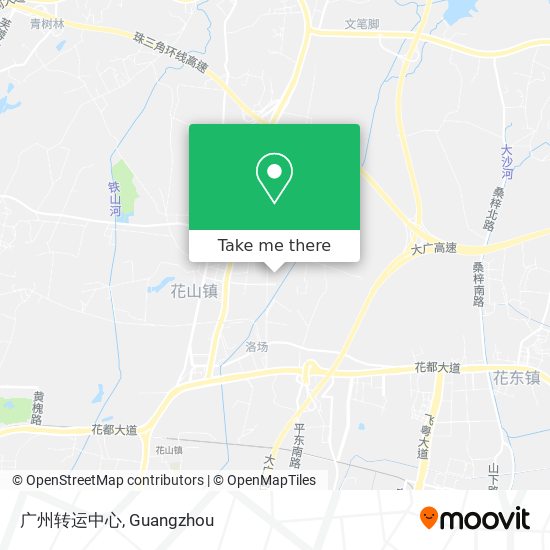 广州转运中心 map