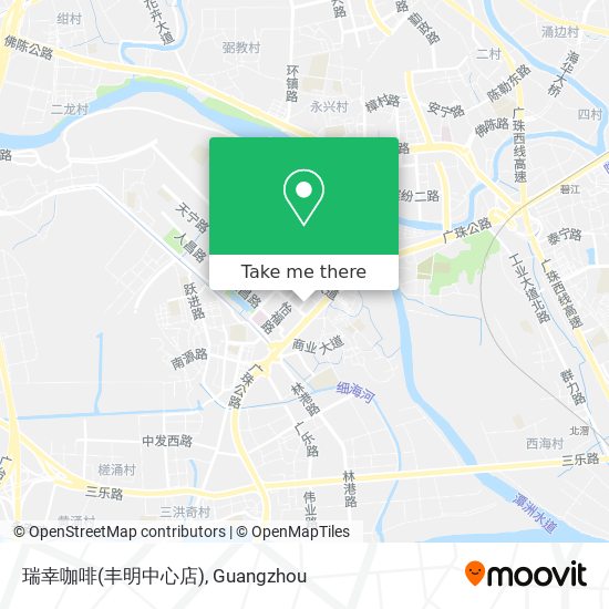 瑞幸咖啡(丰明中心店) map