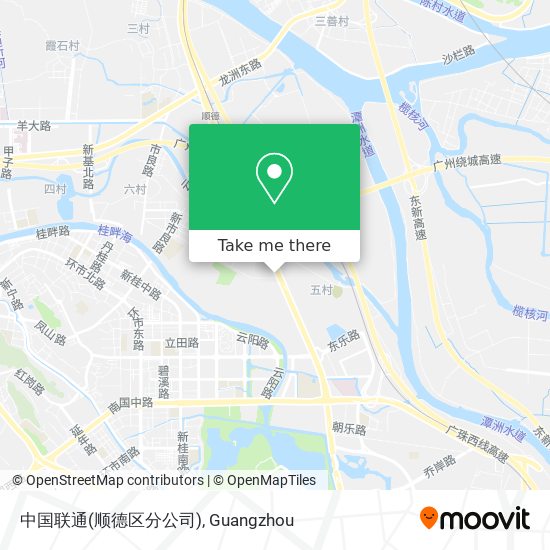 中国联通(顺德区分公司) map