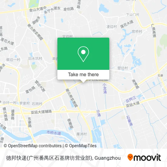 德邦快递(广州番禺区石基牌坊营业部) map