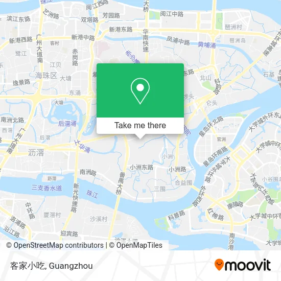 客家小吃 map