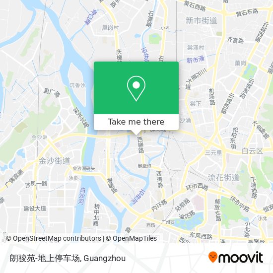 朗骏苑-地上停车场 map