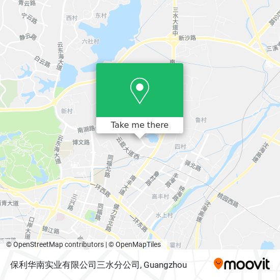 保利华南实业有限公司三水分公司 map